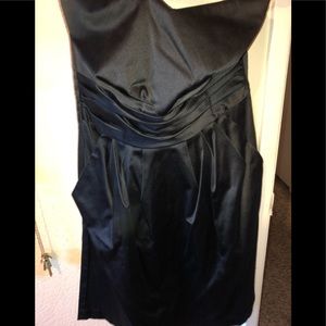 Strapless black mini size 9